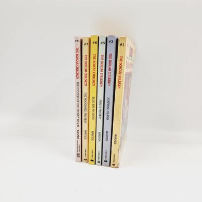 6 PC BOX CAR CHILDREN PAPERBACK - PROCEEDS DONATED