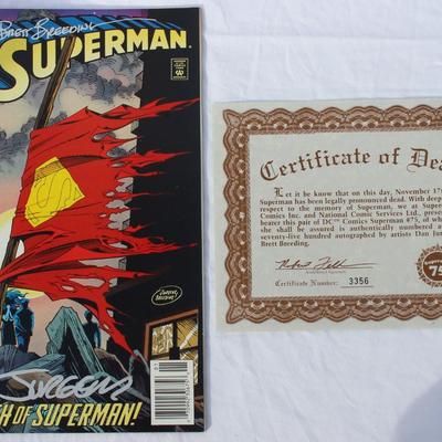 Death of Superman Comic Book