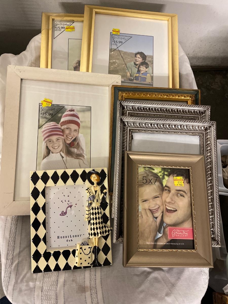 Assortment of picture frames