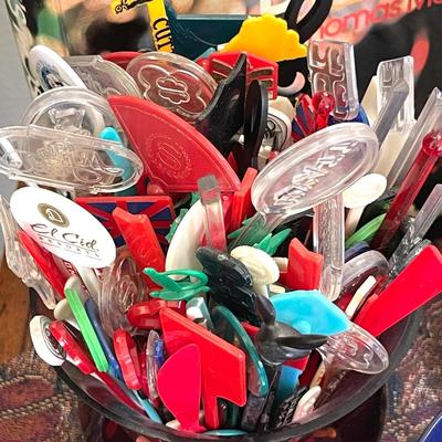 Lot 93 Bar Supplies Books Swizzle Stick Collection Glasses Shakers Flask Napkins