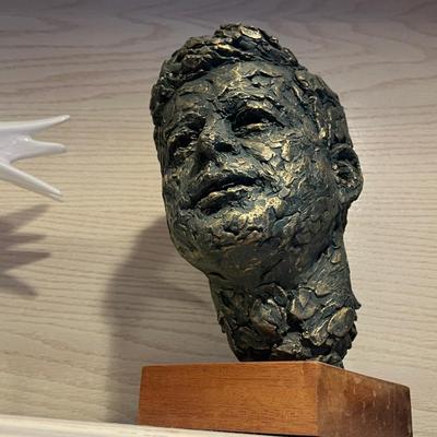 JFK Bronze Sculpture 8”