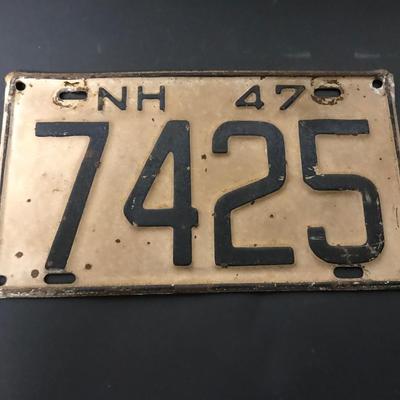 NUMBER PLATE
