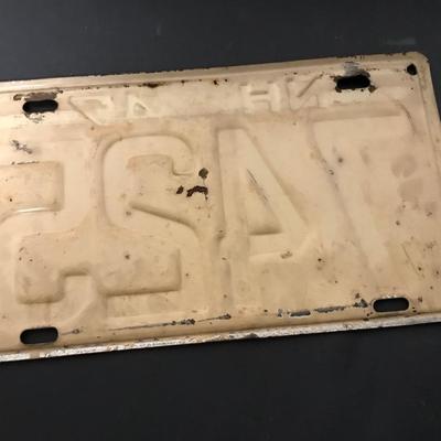 NUMBER PLATE
