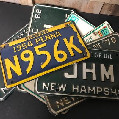 NUMBER PLATE LOT