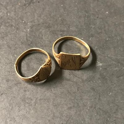 10KT GOLD CHILDS RINGS