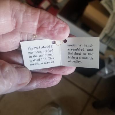 Franklin Mint Model T Die cast  to scale