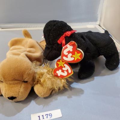 lot of 2 ty Beanie baby dogs