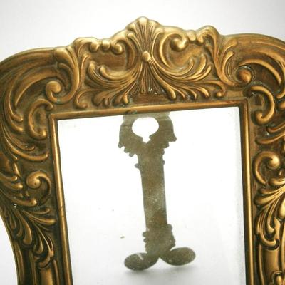 Solid Brass Art Nouveau Style Frame