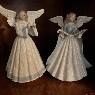 Lot of 2 Lladro Angels Figurine