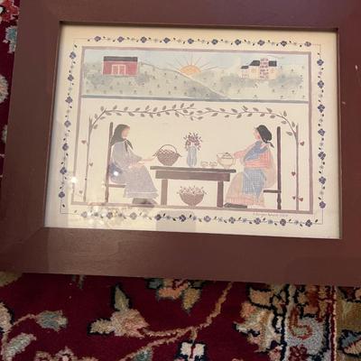 Framed print of Barbara Bourgrau-Richards "FRIENDS"