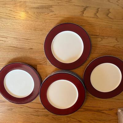 Set of 8 Pagnossin Ironstone Trviso Italy Cermanic Plates