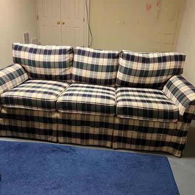 Second Plaid Three Seat couch