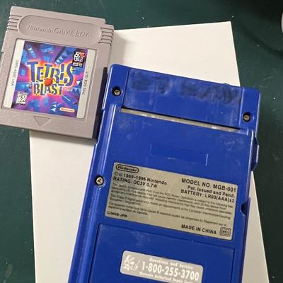 Nintendo Game Boy w/ Tetris Blast GameÂ 