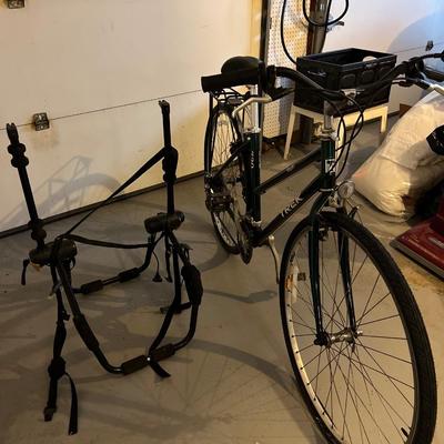 Trek womans z30 multi track bike with bike rackÂ 