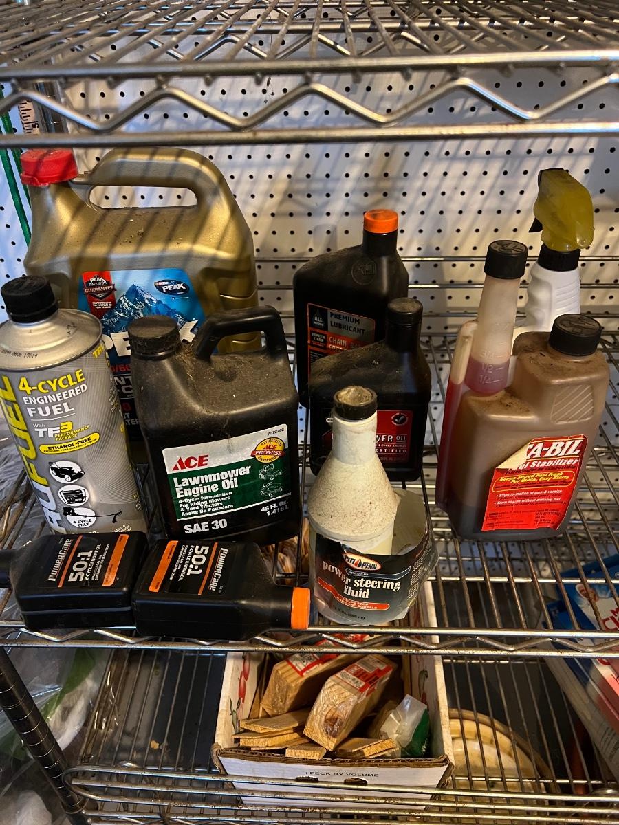 Various Automotive Solvents