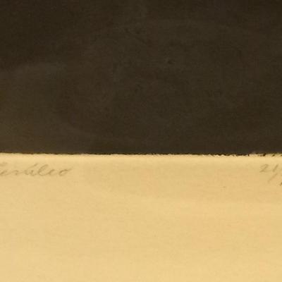 David Bumbeck ''Cerulio'' - etching in colors, signed, titled and numbered