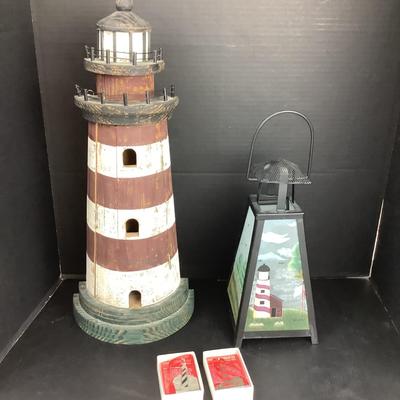 1533 Lighthouse Decor Lot