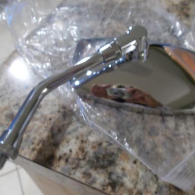 Chrome Motorcycle Side Mirror - New