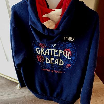 LOT 49  GRATEFUL DEAD 50th ANNIVERSARY HOODIE JACKET "FARE THEE WELL" TOUR