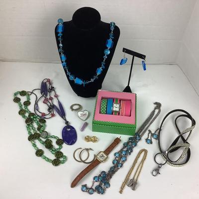 1265 Assorted Costume Jewelry & Watch Lot