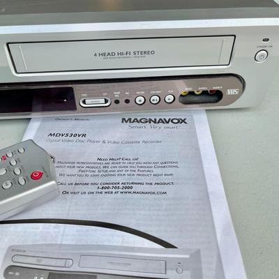 LOT 56  MAGNAVOX DVD/VHS PLAYER W/REMOTE