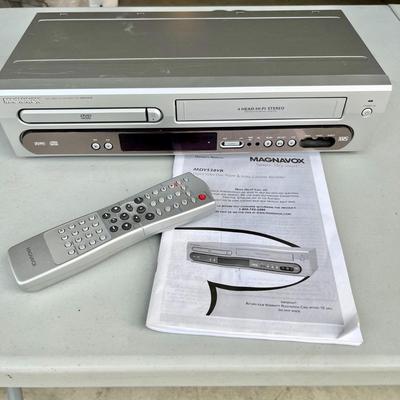 LOT 56  MAGNAVOX DVD/VHS PLAYER W/REMOTE