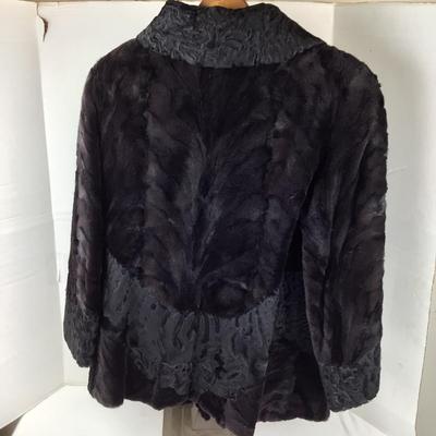 1288 Tarlow Fur Black Lamb and Sheared Mink Jacket