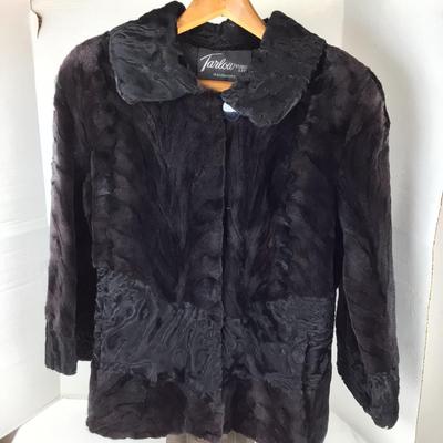 1288 Tarlow Fur Black Lamb and Sheared Mink Jacket