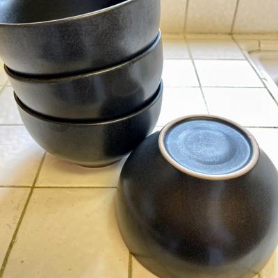 LOT 85  FOUR DEEP CERAMIC CEREAL/SOUP BOWLS