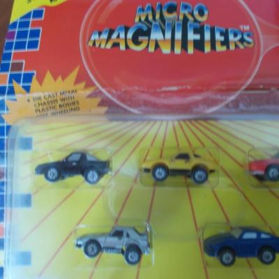 Micro Magnifiers cars and Open Bus Company Bus