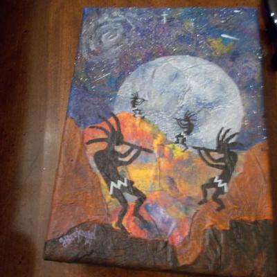 Miscellaneous: Evil Eye Talisman and an Original Kokopelli Painting