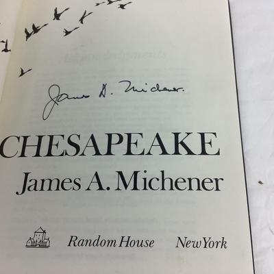 1282 James A. Michener Book Lot SIGNED