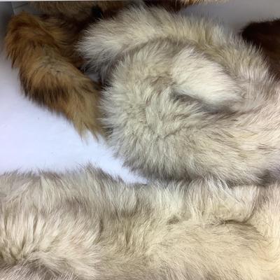 1284 Assorted Vintage Fur Lot Rabbit Fox Mink