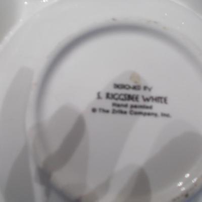 Ceramic fall themed chip and dip or veggie tray