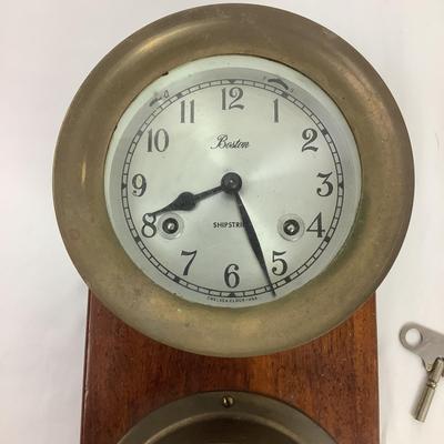 1301 Boston Chelsea Ship Clock & Barometer