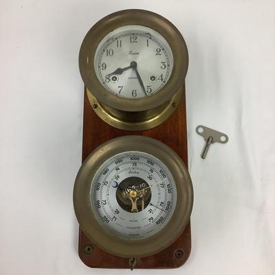 1301 Boston Chelsea Ship Clock & Barometer
