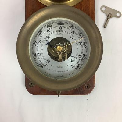 1301 Boston Chelsea Ship Clock & Barometer