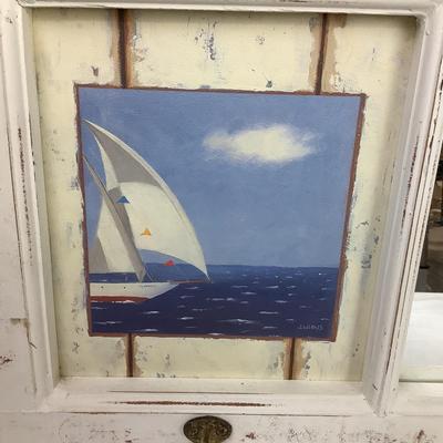 1305 Lighthouse Wall Decor with Hooks