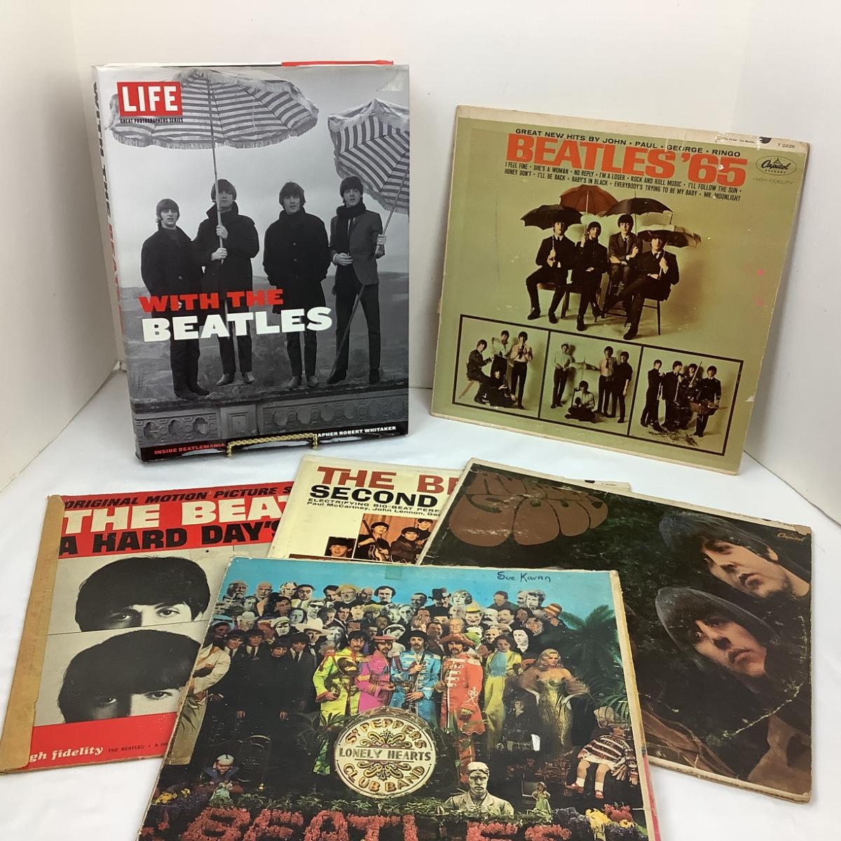 1310 The Beatles Hardback Coffee Table Book & Albums