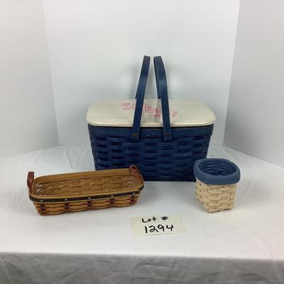 Lot # 1294. Longaberger Basket Lot
