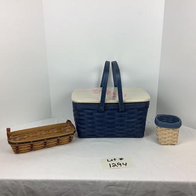 Lot # 1294. Longaberger Basket Lot