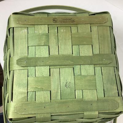 Lot # 1295 Longaberger Baskets & Pottery Pitcher & Collectors Club Topper