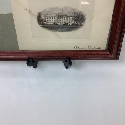 1312 Presidential Letterhead & Roosevelt Signed Card