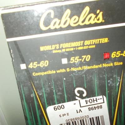 Box of Cabellas 12 pks carbon 65/80 Arrows
