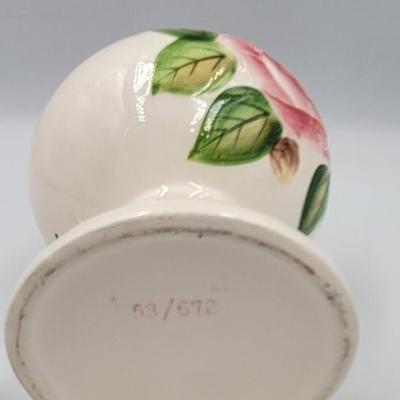 Vintage Hand Painted Hurricane Lamp