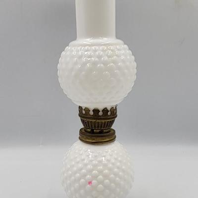 Vintage HOBNAIL Oil Lamp