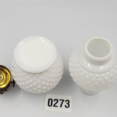 Vintage HOBNAIL Oil Lamp