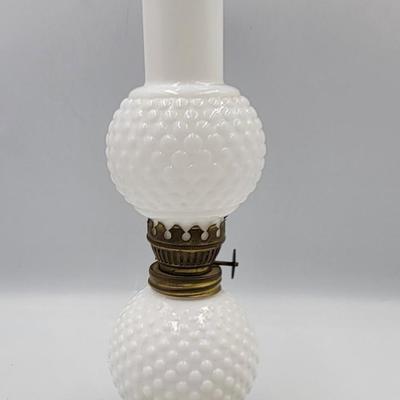 Vintage HOBNAIL Oil Lamp