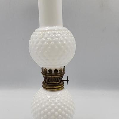 Vintage HOBNAIL Oil Lamp