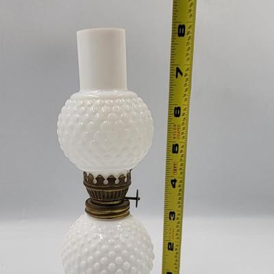 Vintage HOBNAIL Oil Lamp